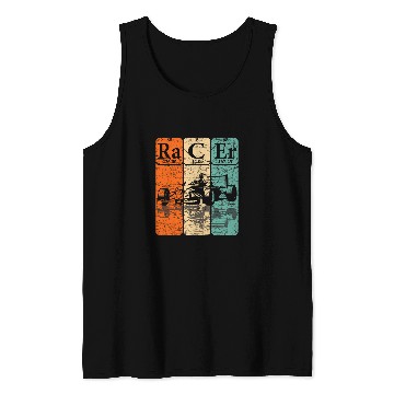 Discover Racer Periodic Table Elements Race Car Driver Retro Racing 22 Tank Tops