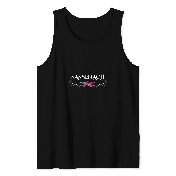 Discover Sassenach Dragonfly Gaelic Scottish Design Tank Tops