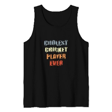 Discover Funny Cricket Player Gentlemans Game Tank Tops