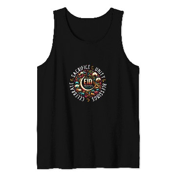 Discover Muslim Eid Mubarak Mosque Ramadan Kareem Happy Eid Celebrati Tank Tops