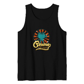 Discover Cinema is art for movie lovers Tank Tops