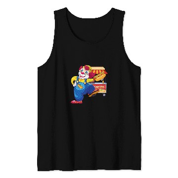 Discover Circus Clown Hotdog Stand Food Truck Vendor Tank Tops