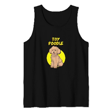 Discover Cute Apricot Toy Poodle Tank Tops