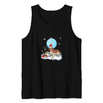 Discover Springer Spaniel Dog Cute Christmas Lights Lover Tee Tank Tops