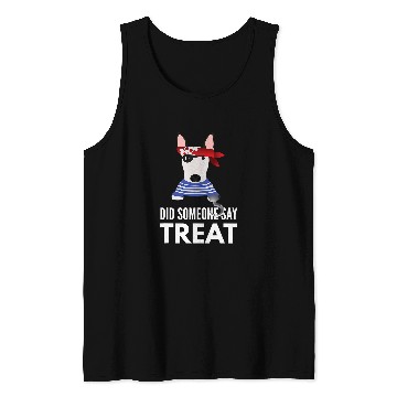 Discover Bull Terrier Halloween Pirate Tank Tops
