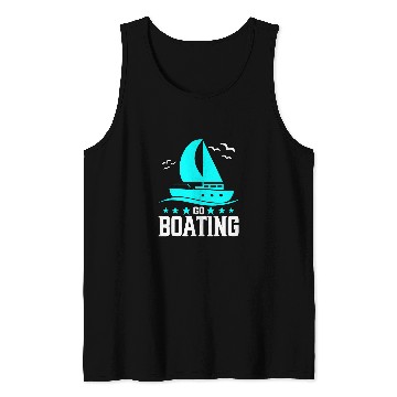 Discover Pontoon Fun Go Boating Kayak Funny Boat Pontoon Tank Tops