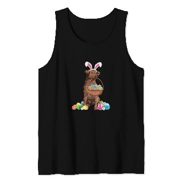 Discover Cute Easter Chocolate Lab Easter Pug Dog Happy Easter Tank Tops