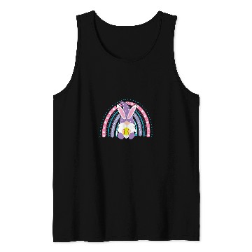 Discover Cute Rainbow Gnome Easter Bunny Gnome Hug Softball Team Tank Tops