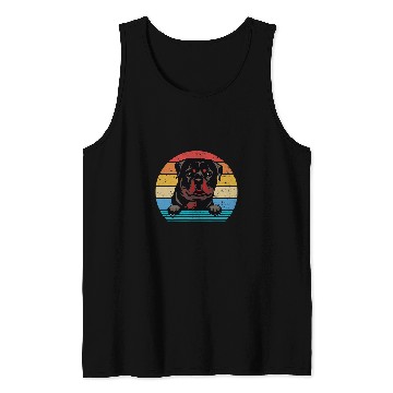 Discover Dog Rottweiler Retro vintages Rottweiler Tank Tops