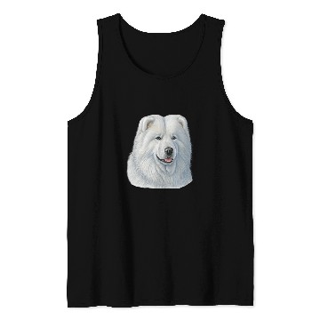 Discover Dog Samoyed Winter Dog Lover Samoyed Mom Tank Tops