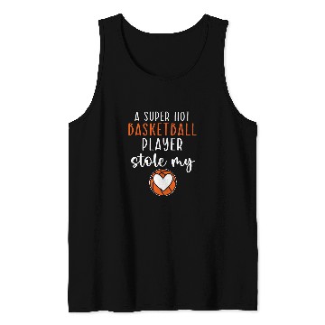 Discover Basketball Girlfriend Love Couple Partner Relationship Tank Tops