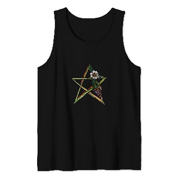 Discover Green Earth Star nature art pagan goddess Tank Tops
