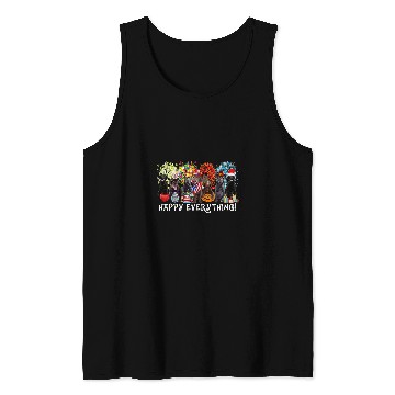 Discover Happy Everything Chocolate Lab Dog Seasons All Year Tree Lov47 Tank Tops