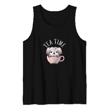 Discover Havanese Tea Time Funny Dog Beverage Tank Tops