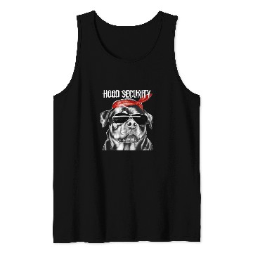 Discover Dog Rottweiler West coast rappers HIP HOP old HOOD SECURITY Rottweiler Tank Tops