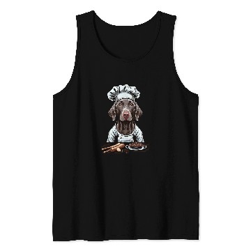 Discover Cooking Weimaraner Restaurant cook on Weimaraner chef Tank Tops