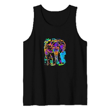 Discover elephant pop art Tank Tops