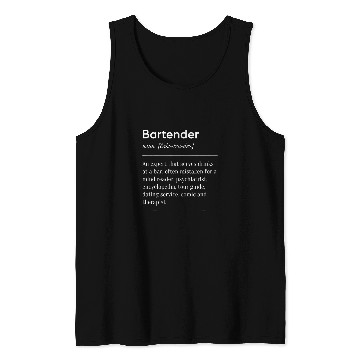 Discover Bartender Definition Bar Pub Alcohol Tank Tops