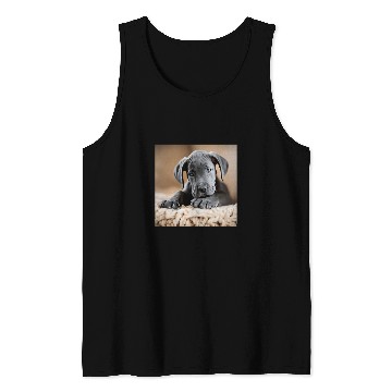 Discover Great Dane Puppy Close Up Tank Tops