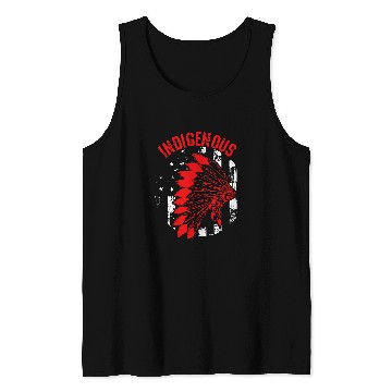 Discover Indigenous Native Americans antis Columbus Day American Pride Tank Tops