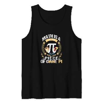 Discover Math is a Piece of Pi Day Math Teacher 3 14 Equations March Tank Tops