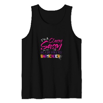 Discover Bartending Funny Sassy Bartender Tank Tops