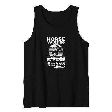 Discover Like Gymnastics But More Badass Design Equestrian Tank Tops