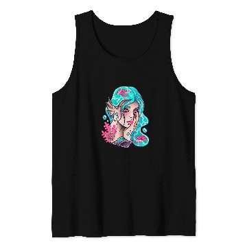Discover Gothic the four elements goddess Goth Art Water Tank Tops