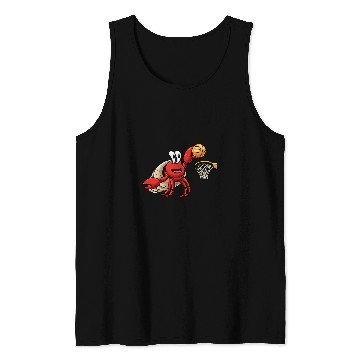 Discover Hermit Crab Basketball Player Sea Animal Tank Tops