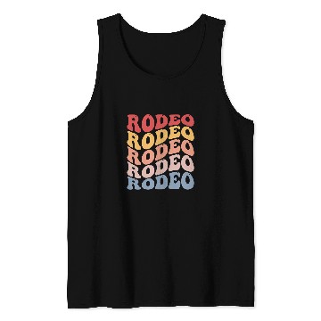 Discover Rodeo Groovy Barrel Racer Barrel Racing Tank Tops