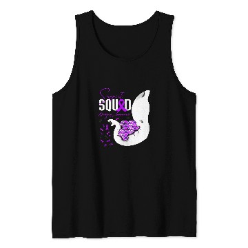 Discover Epilepsy Awareness Support Squad Elephant Tank Tops