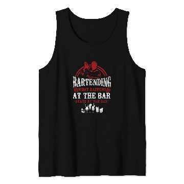 Discover Bartender Mixologist Bartending What Happens At The Bar Tank Tops