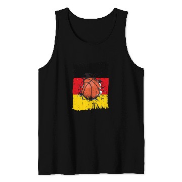 Discover Basketball Team Germany Flag BBall German Flag Tank Tops