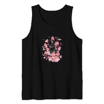 Discover Heeler Cherry Blossom Flowers Tank Tops