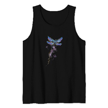 Discover Motivational Dragonfly Still I Rise Perseverance Positive Tank Tops