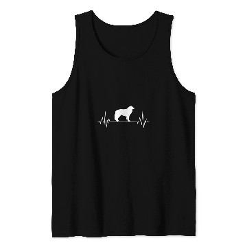 Discover Great Pyrenees Pyrenean Mountain Dog Lover Heartbeat Tank Tops