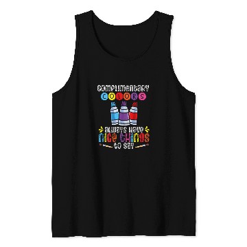 Discover Complementary Colors Always Have Nice Things To Backprint Tank Tops