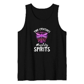 Discover Nature Insect Tiny Creatures Mighty Spirits Dragonfly Tank Tops