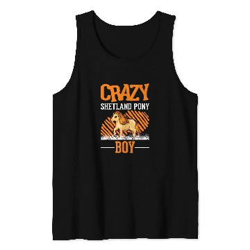 Discover crazys Shetland Pony Boy Shetty Boy Tank Tops
