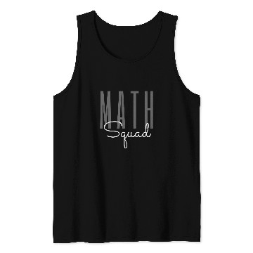 Discover Math Squad Math Coachs Math Teacher 21 Tank Tops