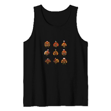 Discover turkey nurses thanksgiving crew 2fall scrub top autumn Tank Tops