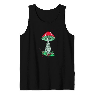 Discover Mushroom and Grasshopper Tank Tops