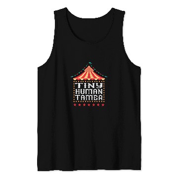 Discover Funny Daycare Kindergarten teacher Circus tiny human tamer 1 Tank Tops