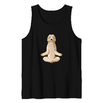 Discover Funny Yoga Dog Labradoodle Tank Tops