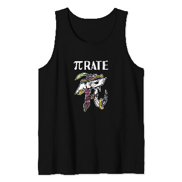 Discover Math Pirate Pi Tank Tops