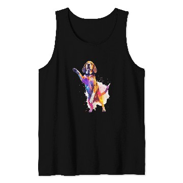 Discover Dog Dance Competition Funny Dancing Beagle Dog Tank Tops