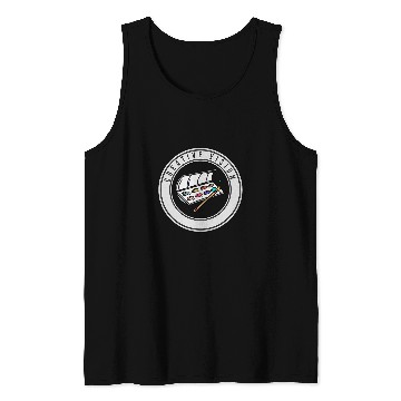 Discover Creative Vision Awesome Artist Painter Designs Present Tank Tops