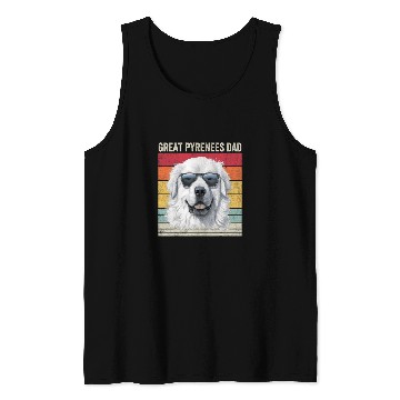 Discover Great Pyrenees Dad Tank Tops