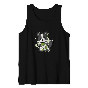 Discover Earth Day Cute Kawaii Border Collie Dog Sheperd Otaku Tank Tops