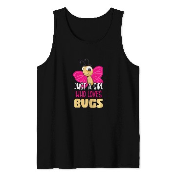 Discover Kids Bug Hunting Quote for your Bug Lover Daughter Tank Tops
